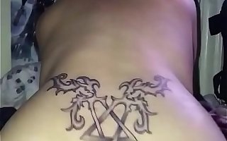 Mexican Gamer girl reverse cowgirl