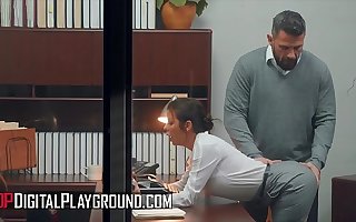 Busty (Alexis Fawx) fucking her boss in the office - Digital Playground