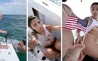 BANGBROS - Cuban Hottie, Vanessa Sky, Gets Rescued Perplexing Hard by Jmac