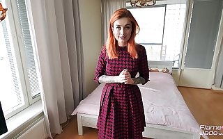 Gorgeous Redhead Babe Sucks increased by Hard Fucks You While Parents Away - JOI Game