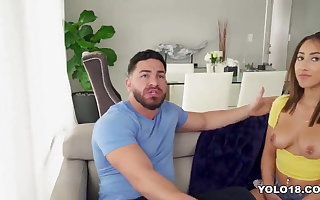 Slim cloudy with a big ass Kira Perez rides dick