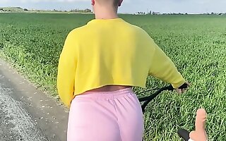 FIRST OUTDOOR COCK - Make an issue of wettest bike ride ever!!!