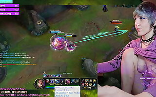 Tricky Nymph Plays League of Legends on Chaturbate! 25 on Jinx!!