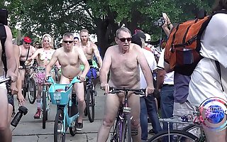 New Orleans In one's birthday suit Bike Ride 2018